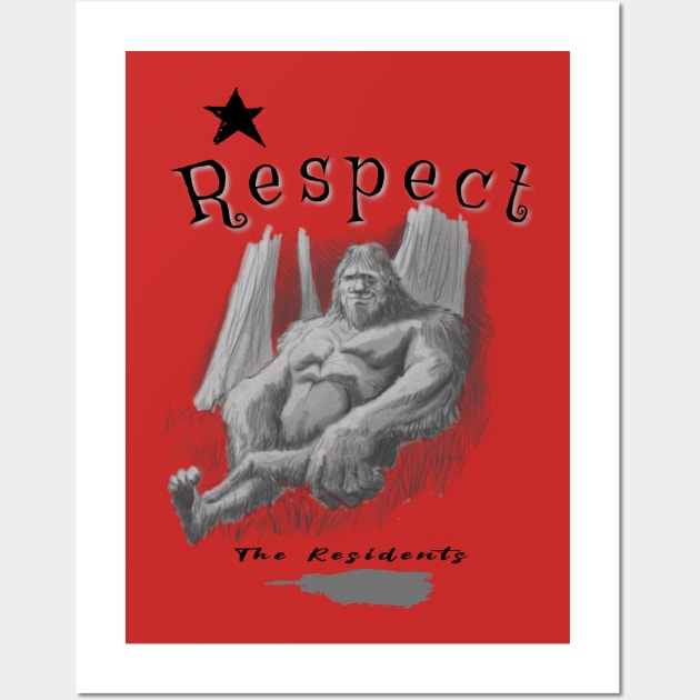 bigfoot resident Wall Art by Rob's Tee's